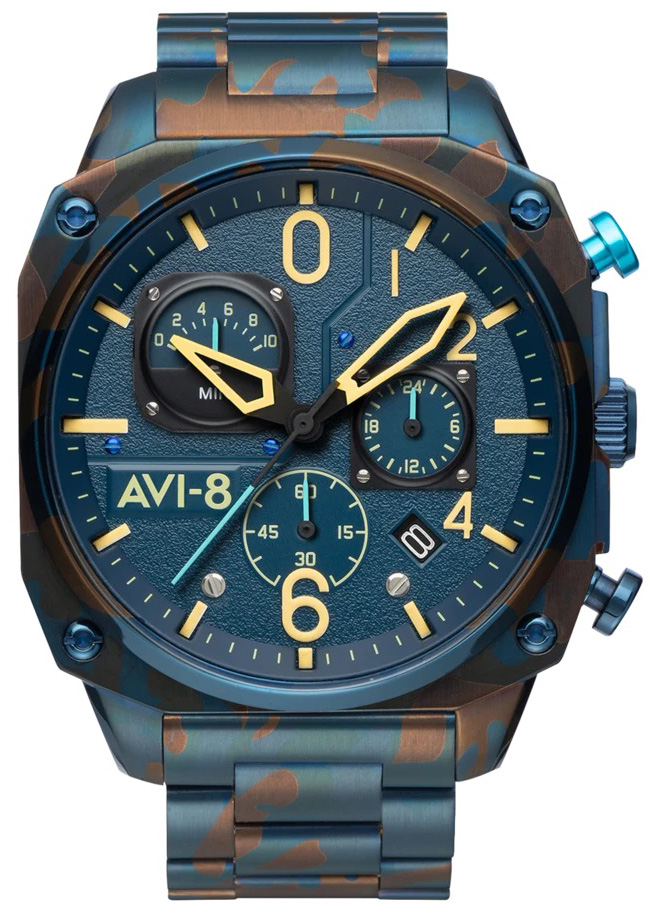 AVI-8 HAWKER HUNTER RETROGRADE CHRONOGRAPH AV-4052-33