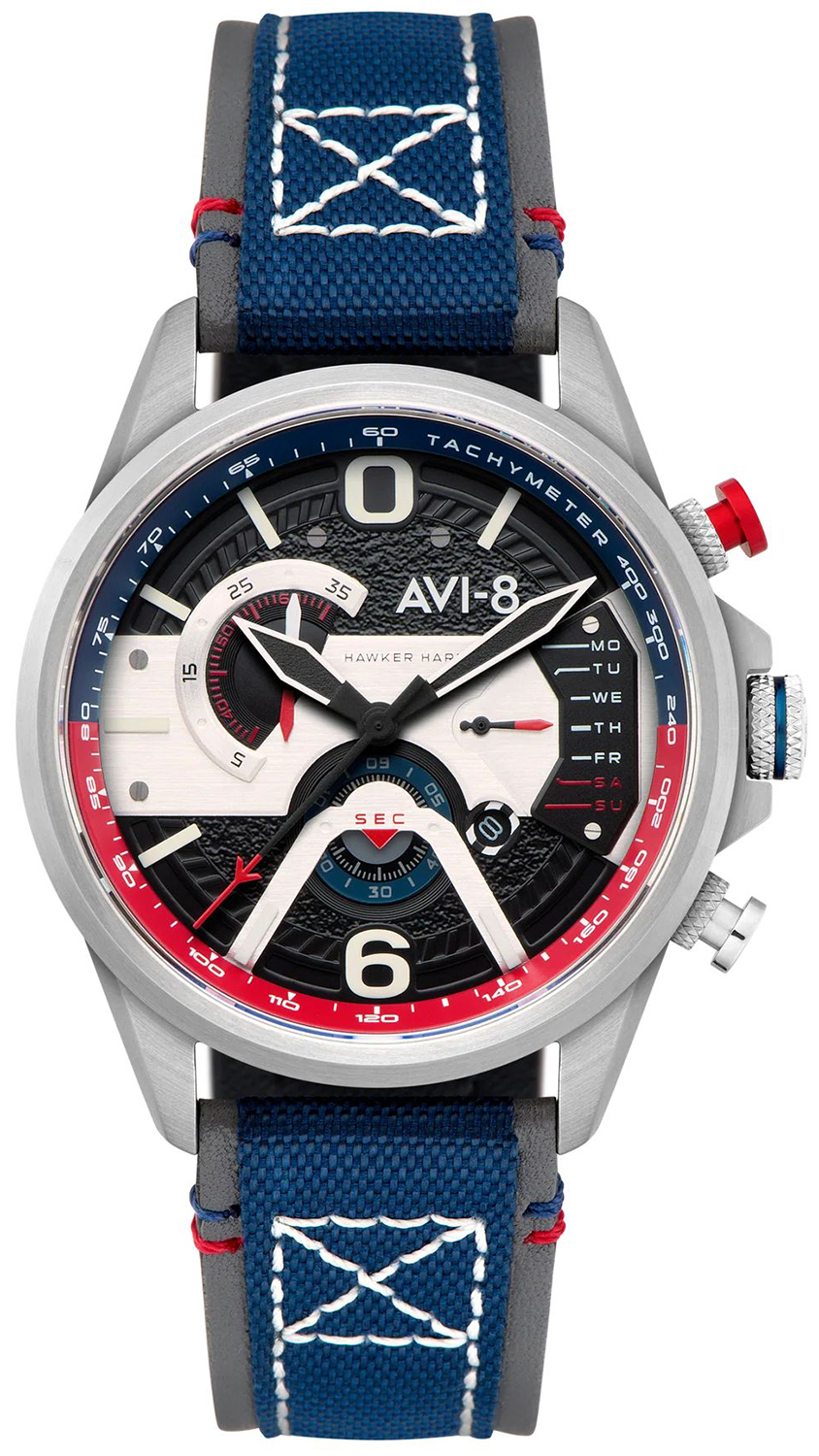 AVI-8 HAWKER HARRIER II DUAL RETROGRADE CHRONOGRAPH AV-4056-09
