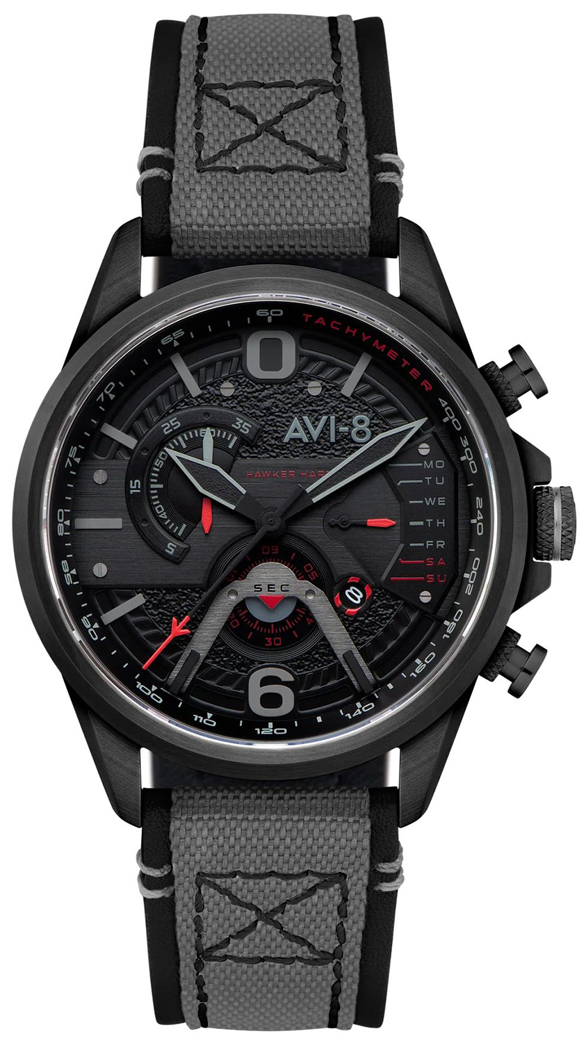 AVI-8 HAWKER HARRIER II DUAL RETROGRADE CHRONOGRAPH AV-4056-0B