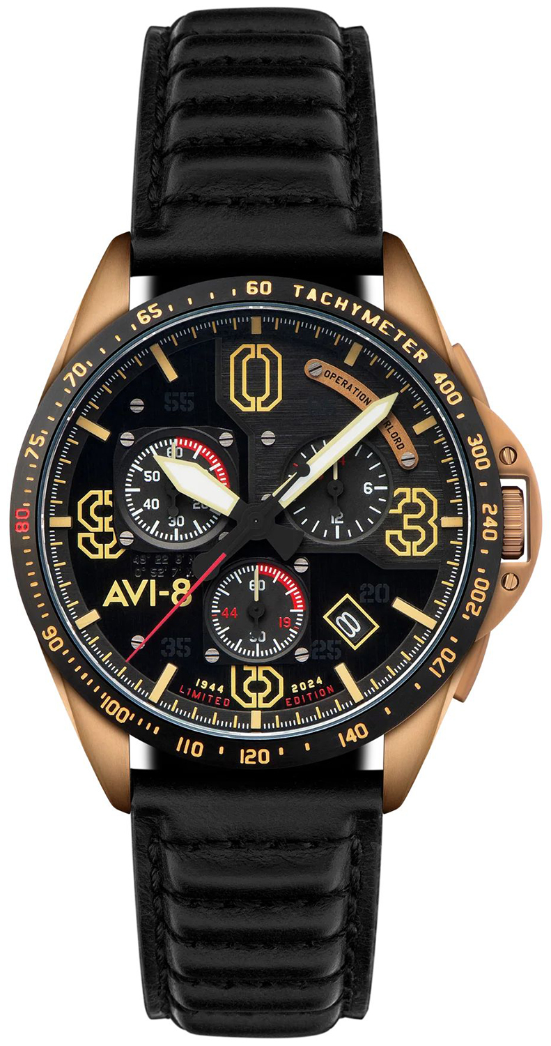 AVI-8 P-51 MUSTANG BLAKESLEE CHRONOGRAPH D-DAY 80 LIMITED EDITION AV-4077-06