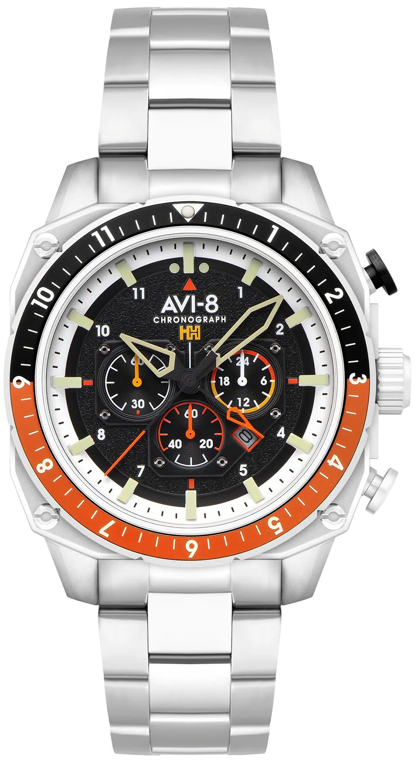AVI-8 HAWKER HUNTER ATLAS DUAL TIME CHRONOGRAPH AV-4100-11