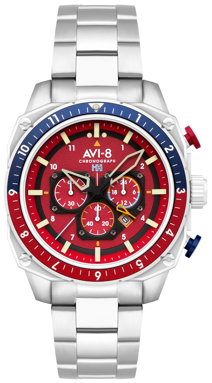 AVI-8 HAWKER HUNTER ATLAS DUAL TIME CHRONOGRAPH AV-4100-22