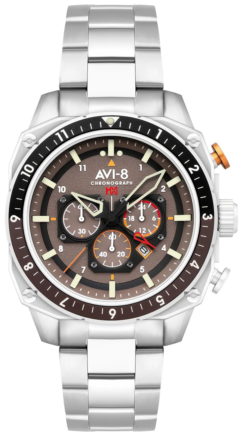 AVI-8 HAWKER HUNTER ATLAS DUAL TIME CHRONOGRAPH AV-4100-33