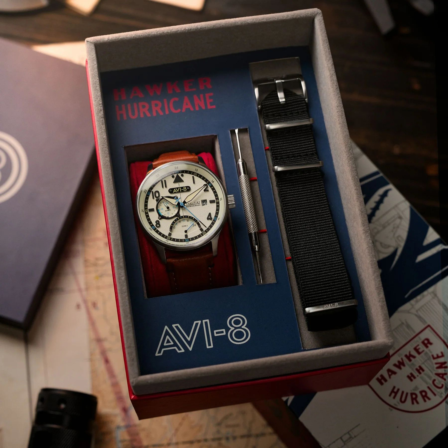 AVI-8 AV-4101-0C zegarek męski - miniatura 8