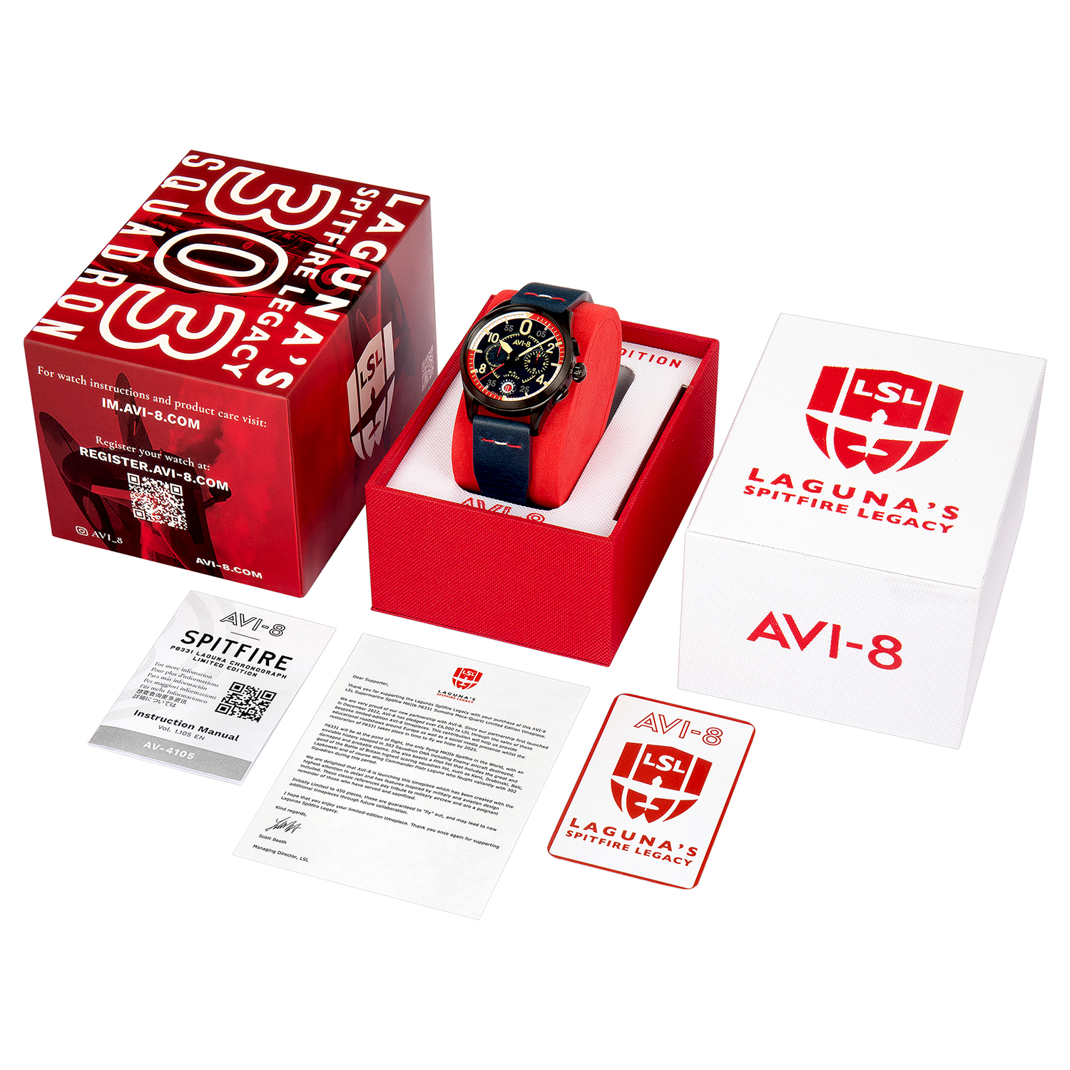 AVI-8 AV-4105-01 zegarek męski