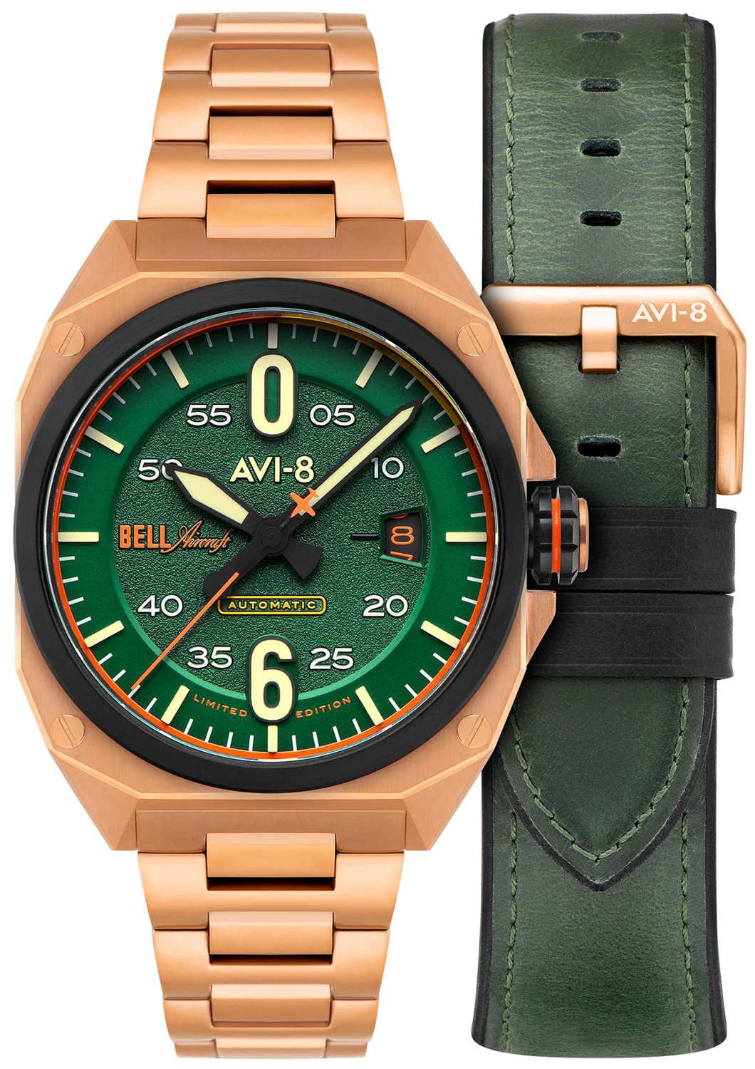 AVI-8 BELL X-1 GLAMOROUS GLENNIS AUTOMATIC LIMITED EDITION AV-4106-44
