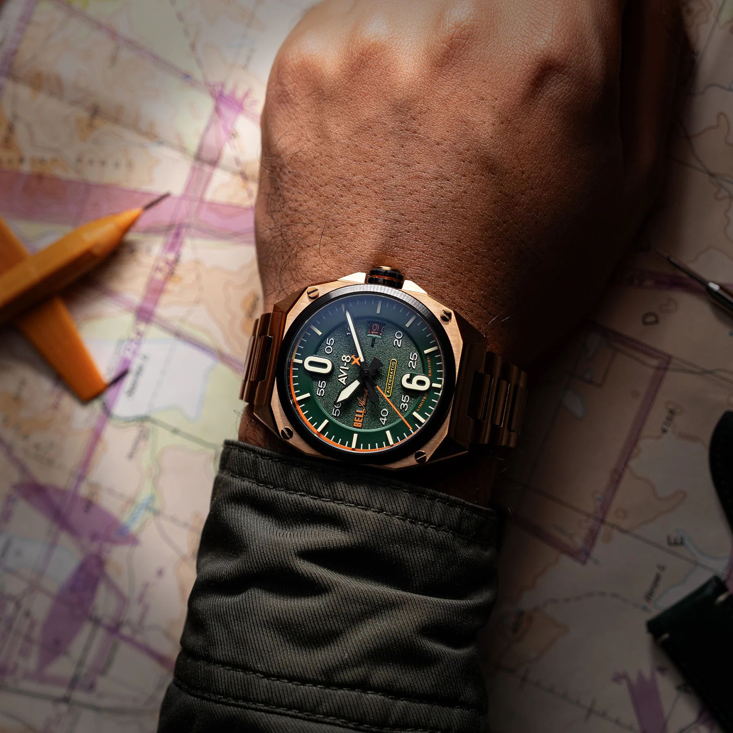 AVI-8 AV-4106-44 zegarek Dambuster - miniatura 10