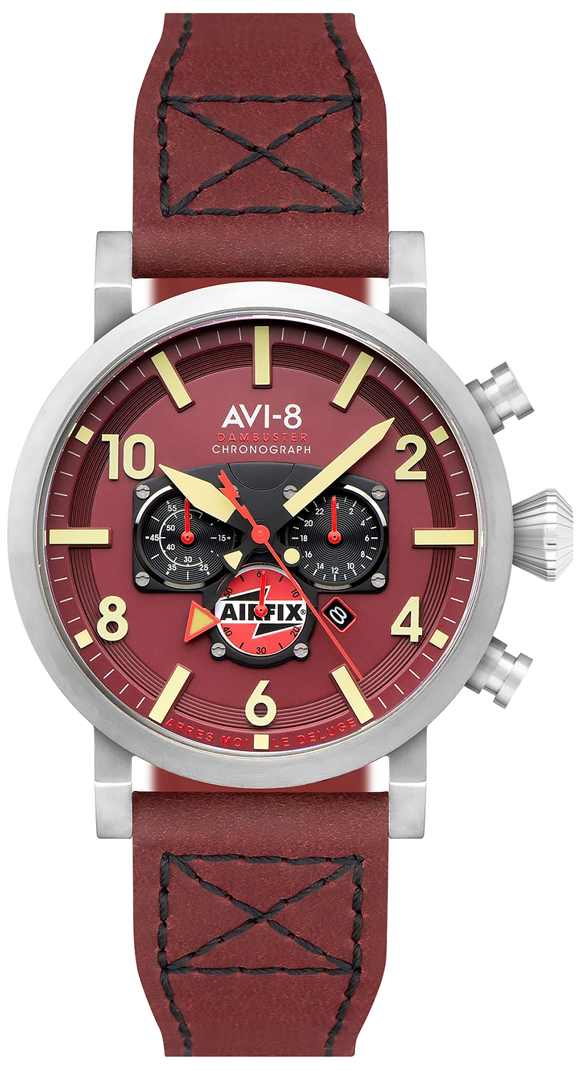 AVI-8 DAMBUSTER GIBSON DUAL TIME CHRONOGRAPH AIRFIX EDITION AV-4107-04
