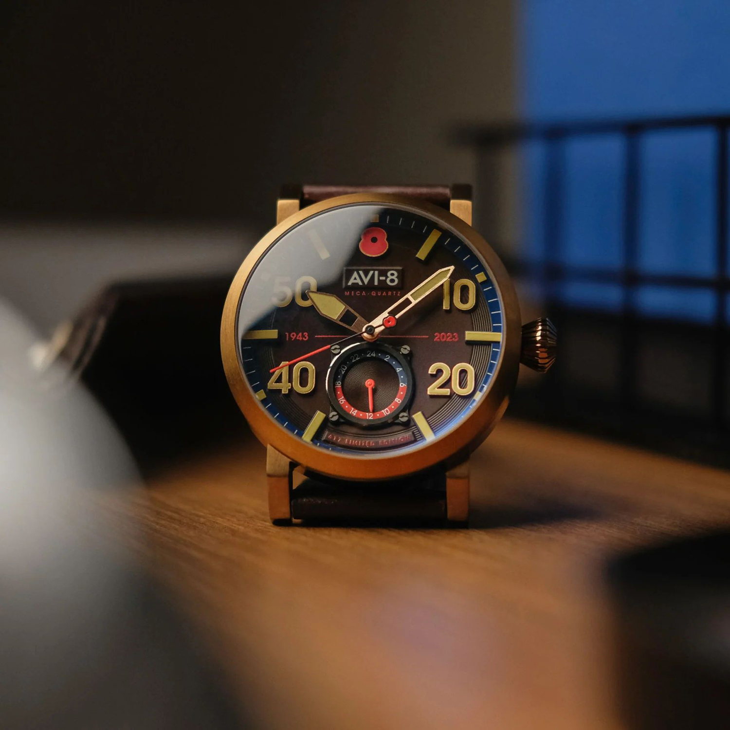 AVI-8 AV-4108-RBL-05 zegarek męski Flyboy - miniatura 4