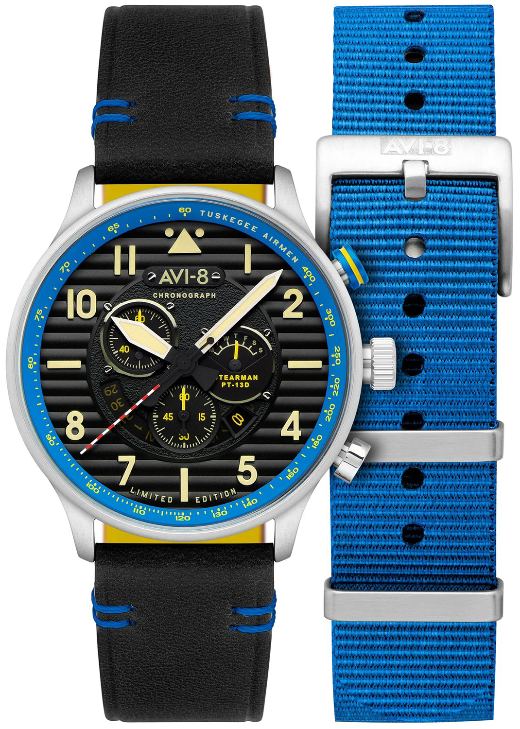 AVI-8 FLYBOY SPIRIT OF TUSKEGEE CHRONOGRAPH LIMITED EDITION AV-4109-03