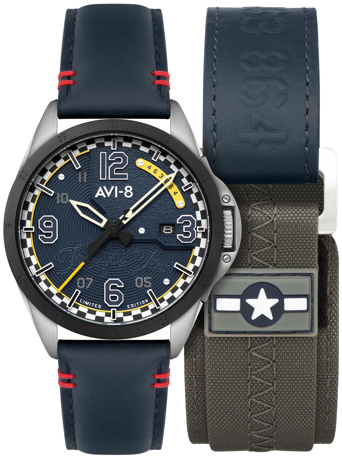 AVI-8 P-51 MUSTANG TWILIGHT TEAR AUTOMATIC LIMITED EDITION AV-4111-02