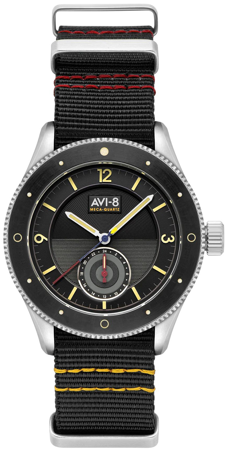 AVI-8 FLYBOY AIRMASTER SECTOR MECA-QUARTZ AV-4112-01