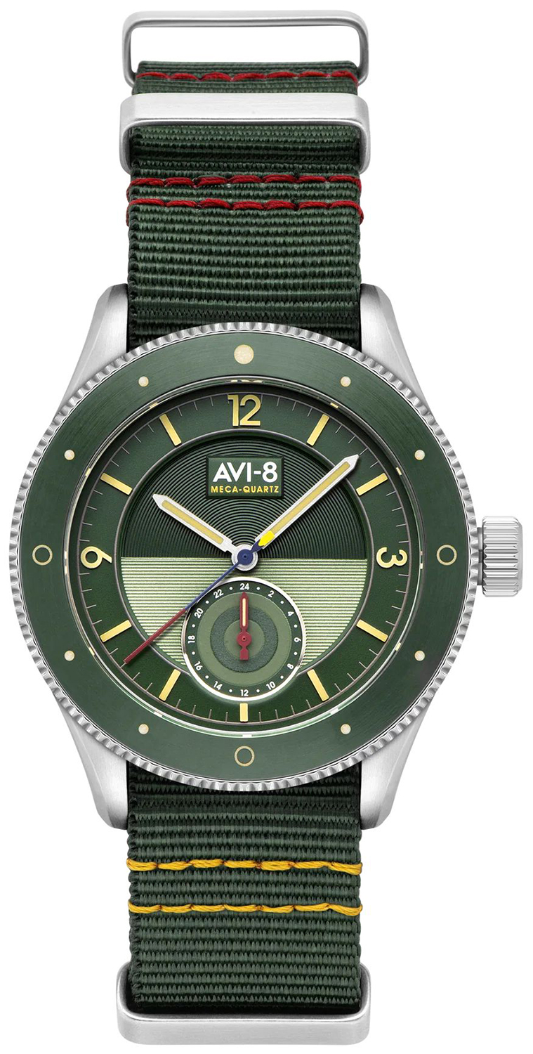 AVI-8 FLYBOY AIRMASTER SECTOR MECA-QUARTZ AV-4112-02