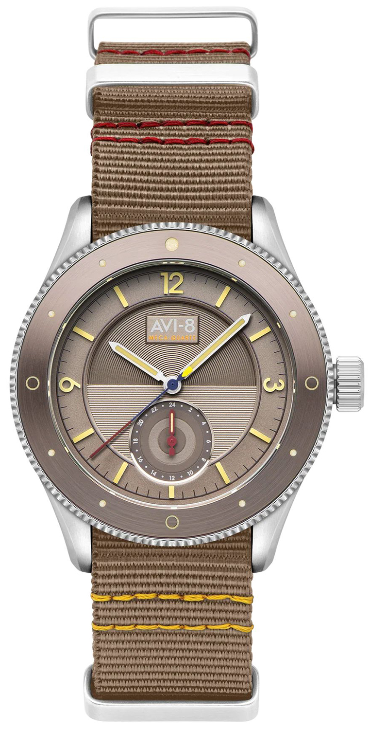 AVI-8 FLYBOY AIRMASTER SECTOR MECA-QUARTZ AV-4112-03