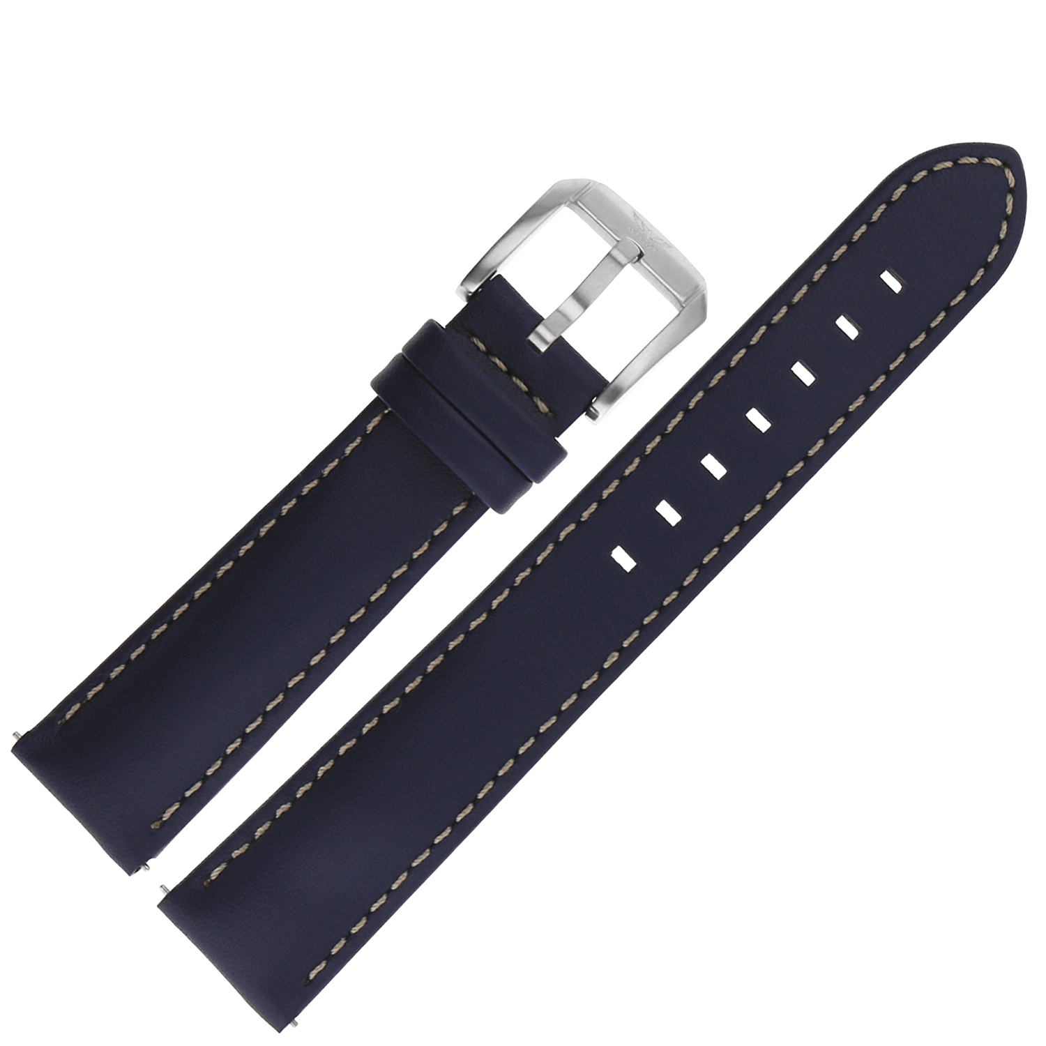  Aviator Pasek Airacobra GMT Skóra (V.1.37.0) 19 mm - Niebieski z szarym p. mat. kl. 