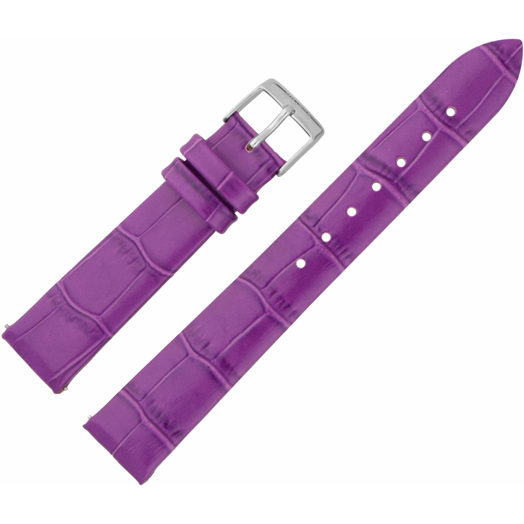 Aviator Pasek Ladies Moonflight Skóra V1330 16 mm - Fioletowy błyszcząca kl - miniatura 1