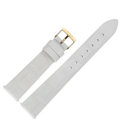 Aviator Pasek Ladies Moonflight Skóra V1331 16 mm - Biały złota kl - zdjęcie 1