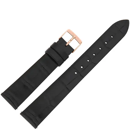 Aviator Pasek Ladies Moonflight Skóra V1332 16 mm - Czarny różowa kl - zdjęcie 1