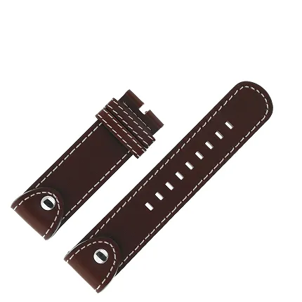 Aviator Pasek Propeller Skóra (R.3.08) 24 mm - Brązowy z białym p. bez kl. - zdjęcie 1