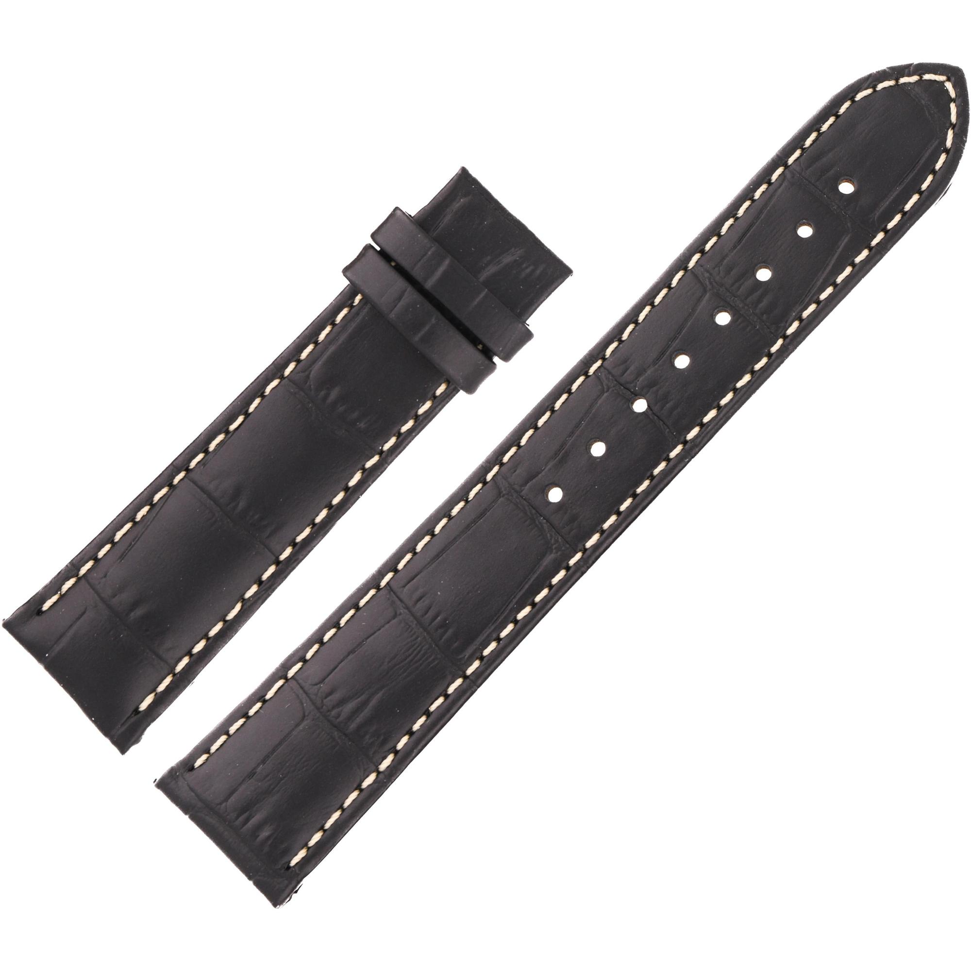  Aviator Pasek Trimeter (V.4.40) 20 mm - Czarny z białym p. bez klamerki 