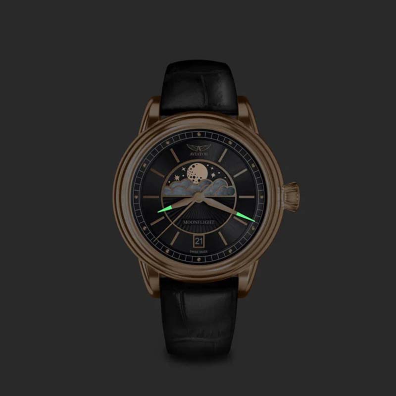 Aviator V.1.33.2.253.4GM zegarek damski Douglas Moonflight