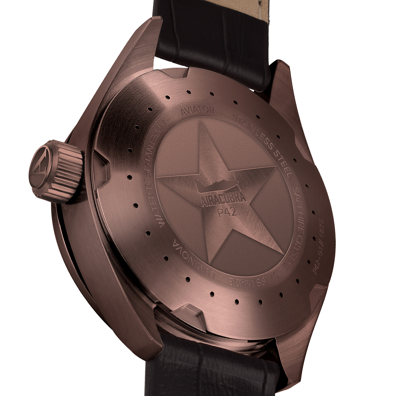 Aviator V12281514 męski zegarek Airacobra pasek - miniatura 3