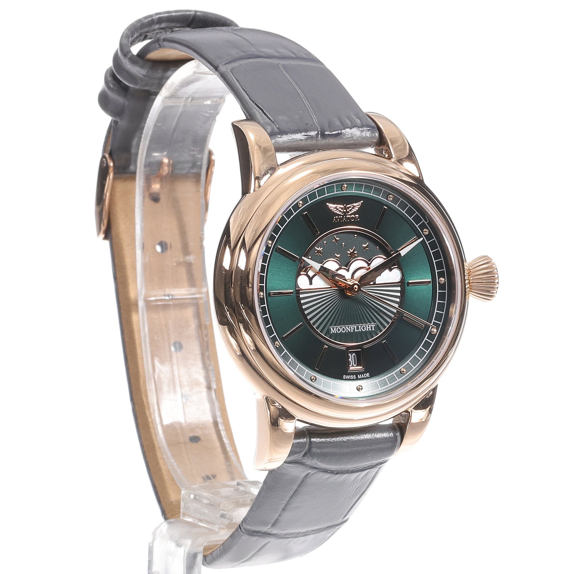 Aviator V13322634GM zegarek damski Douglas Moonflight