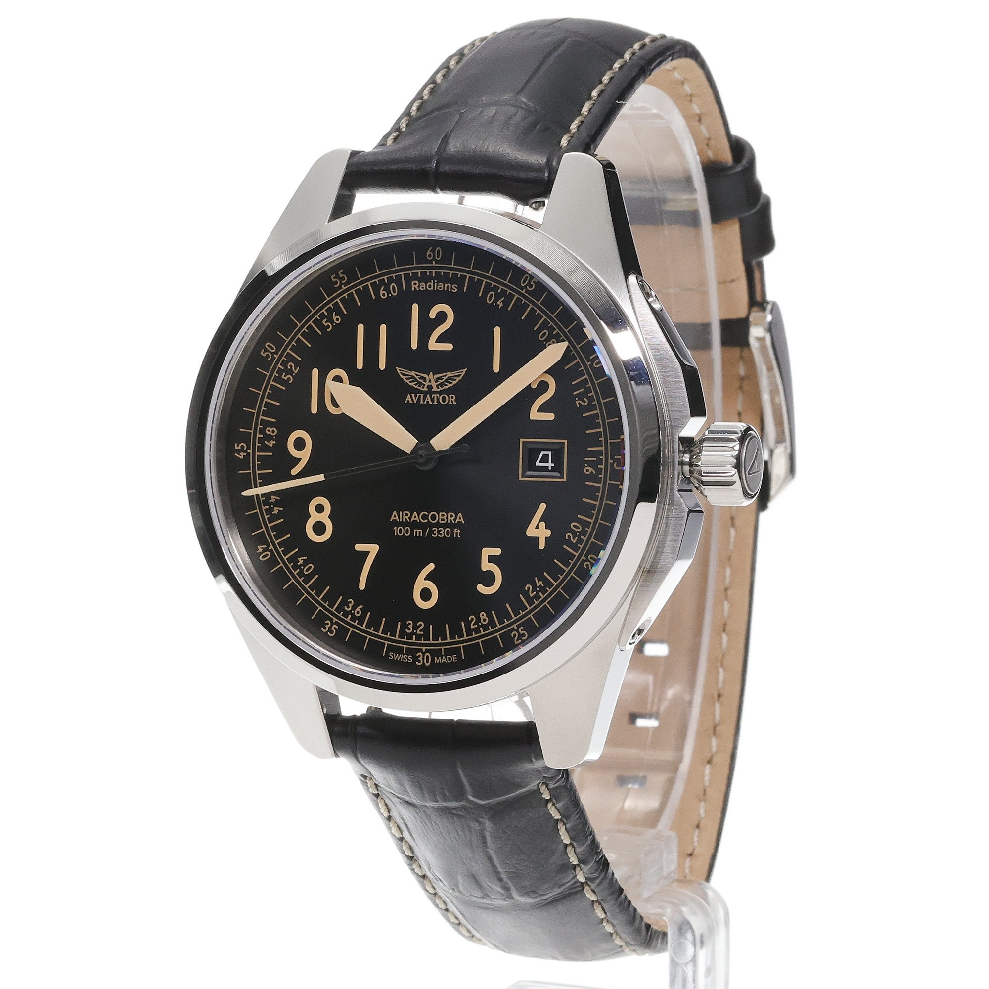 Aviator V13803234 AIRACOBRA 43 TYPE B zegarek klasyczny Airacobra - miniatura 2