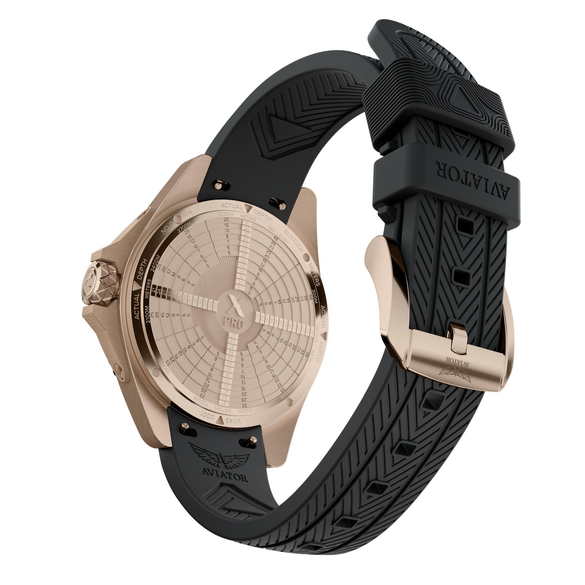 Aviator V14223736 męski zegarek pasek - miniatura 3