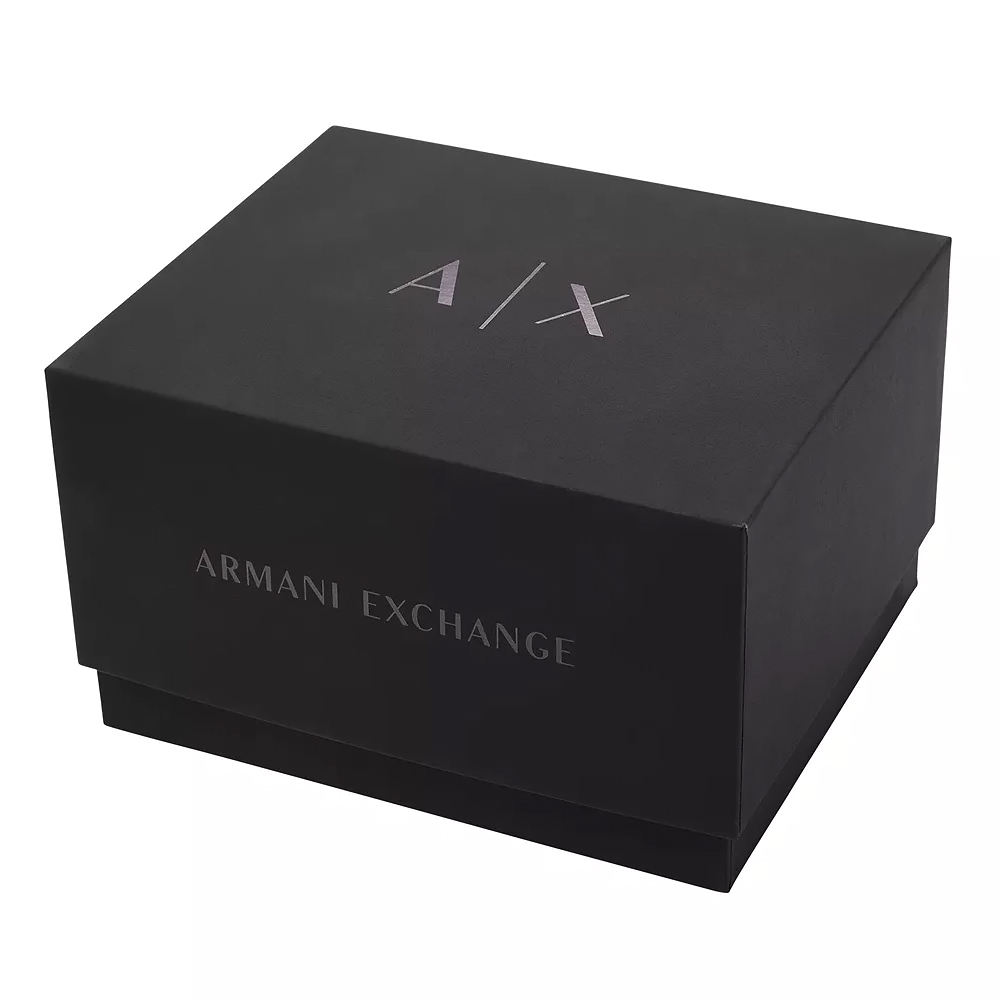 AX7155SET zegarek czarny klasyczny Fashion pasek - miniatura 6