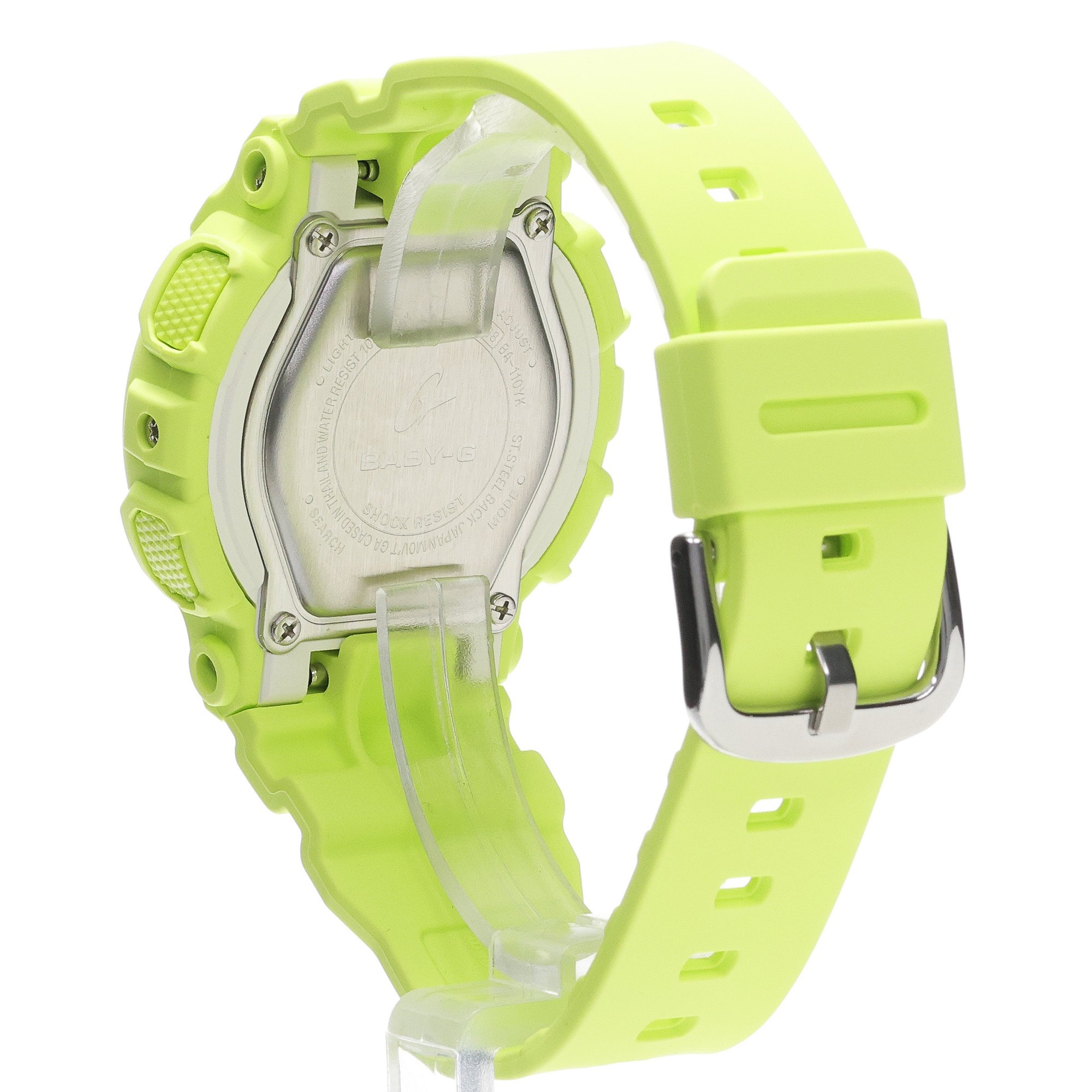 Baby-G BA-110YK-3AER-MAN G-Shock x Star Wars The Mandalorian Grogu Baby-G sportowy zegarek zielony - miniatura 4