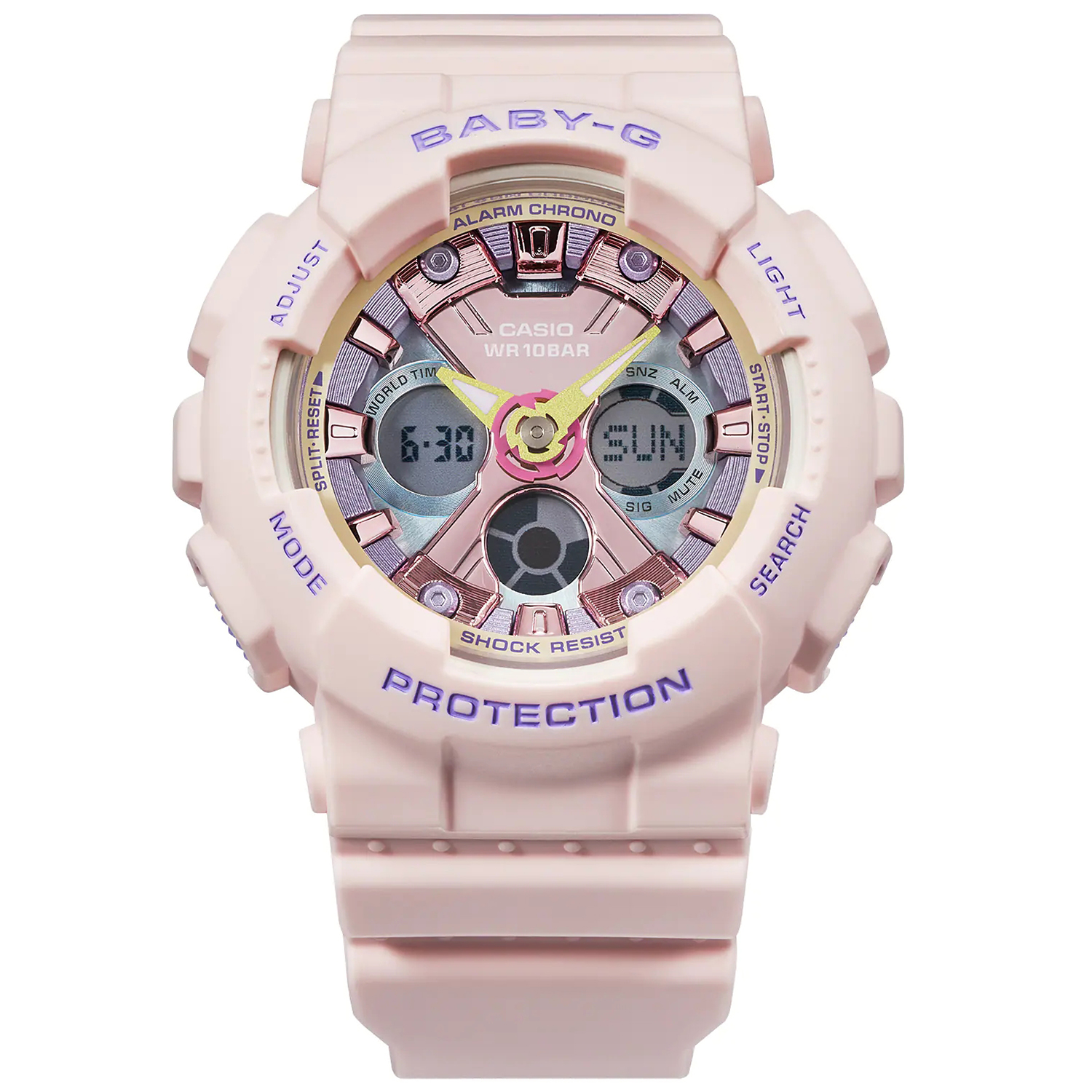 Baby-G BA-130PM-4AER damski zegarek Baby-G pasek - miniatura 2