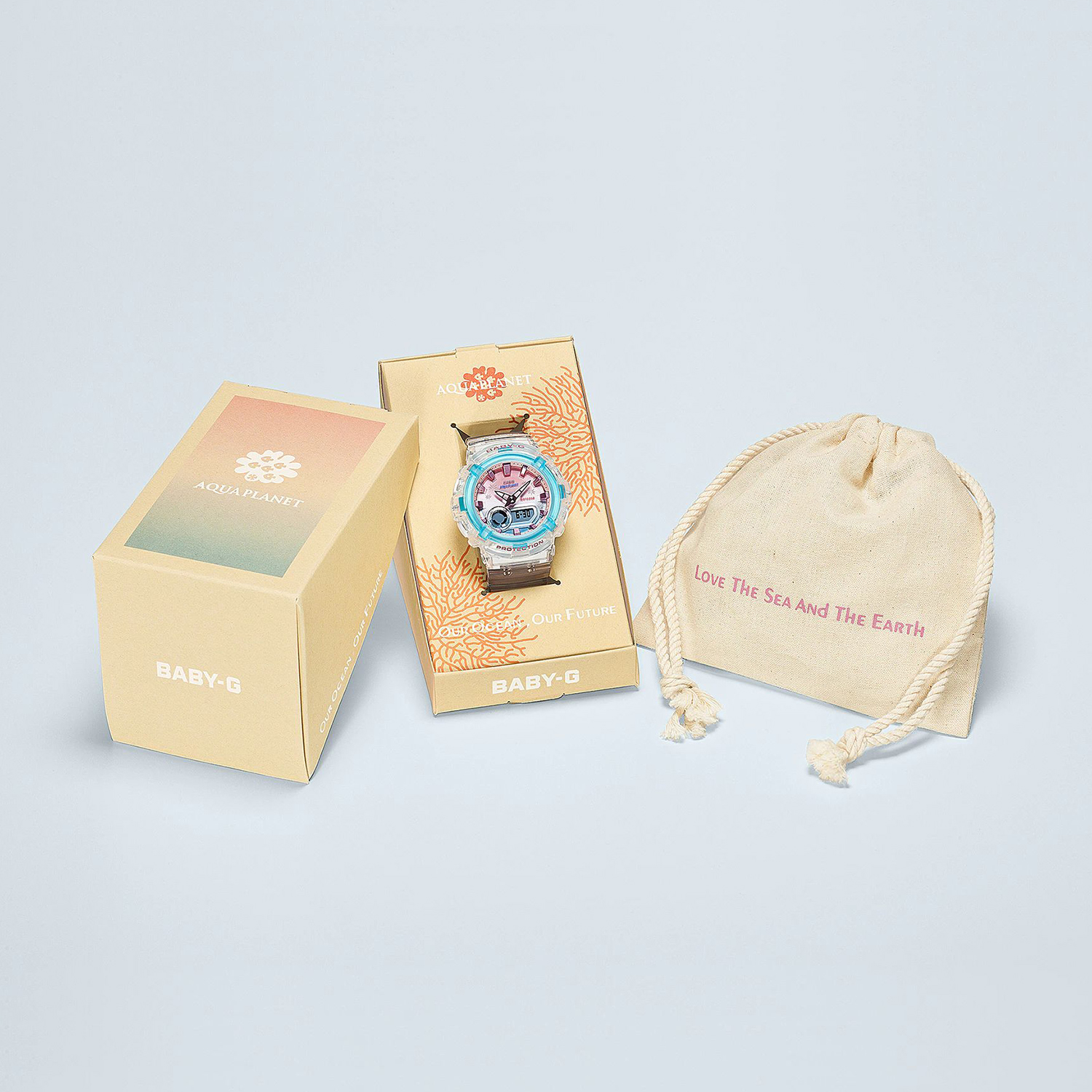 Baby-G BGA-280AP-7AER BABY-G AQUA PLANET zegarek Baby-G - miniatura 4