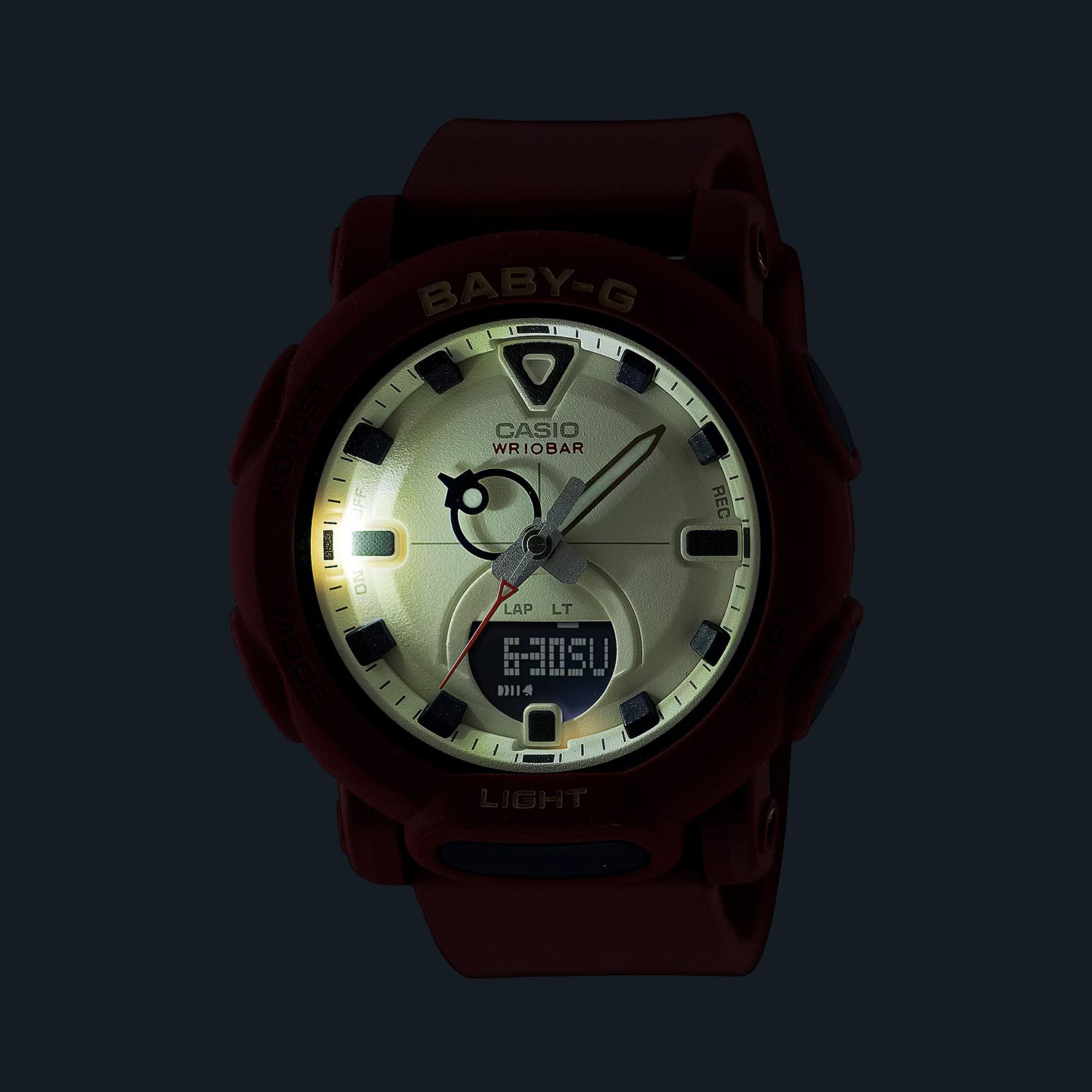 Baby-G BGA-310RP-4AER damski zegarek Baby-G pasek - miniatura 3