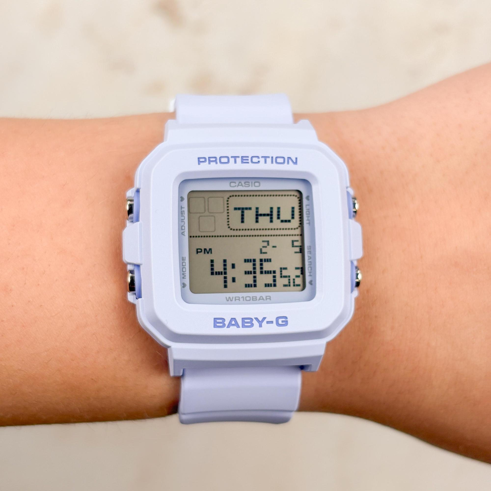 Baby-G BGD-10KH-2BER BABY-G＋PLUS Baby-G sportowy zegarek fioletowy - miniatura 12