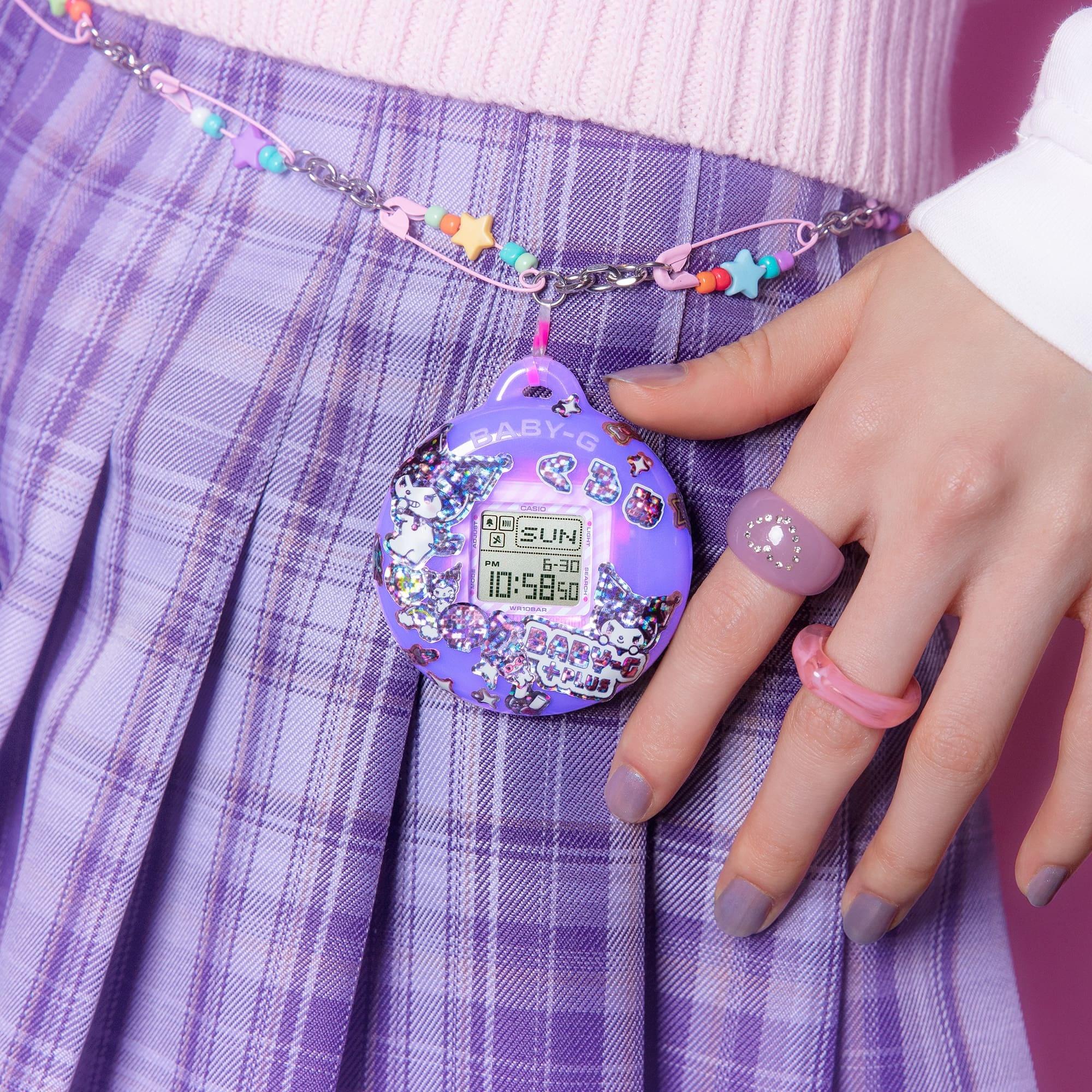 Baby-G BGD-10KKM-1ER Baby-G Kuromi Baby-G sportowy zegarek czarny - miniatura 9