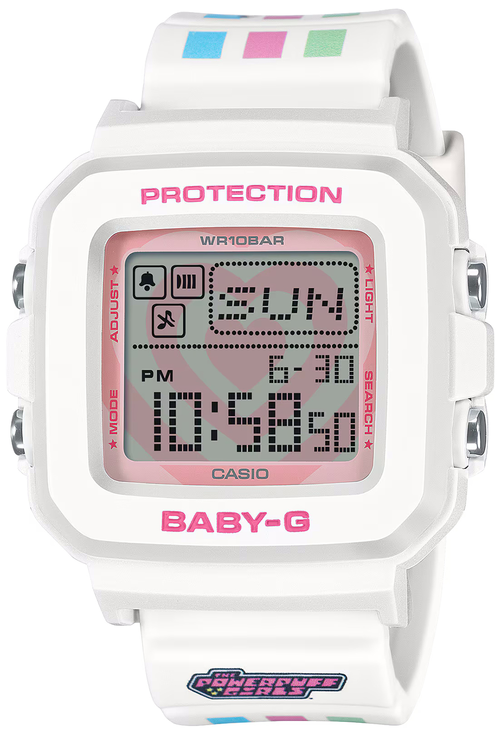 Baby-G BGD-10KPP-7ER zegarek damski sportowy Baby-G pasek