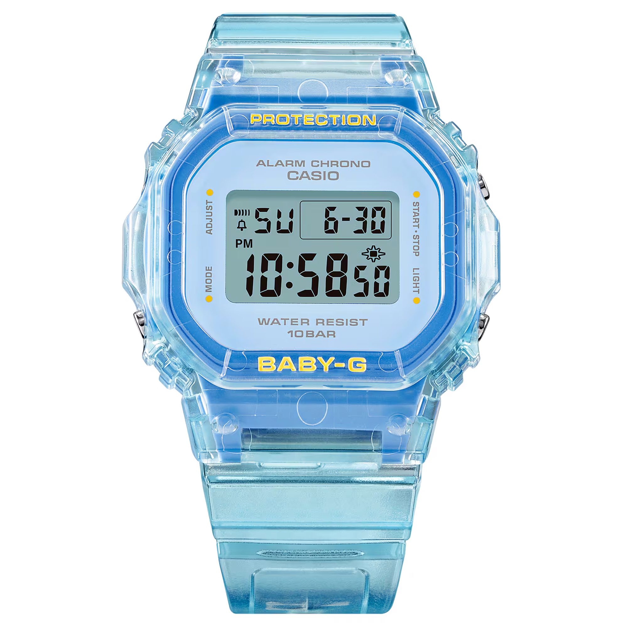 Baby-G BGD-565SJ-2ER zegarek niebieski sportowy Baby-G pasek