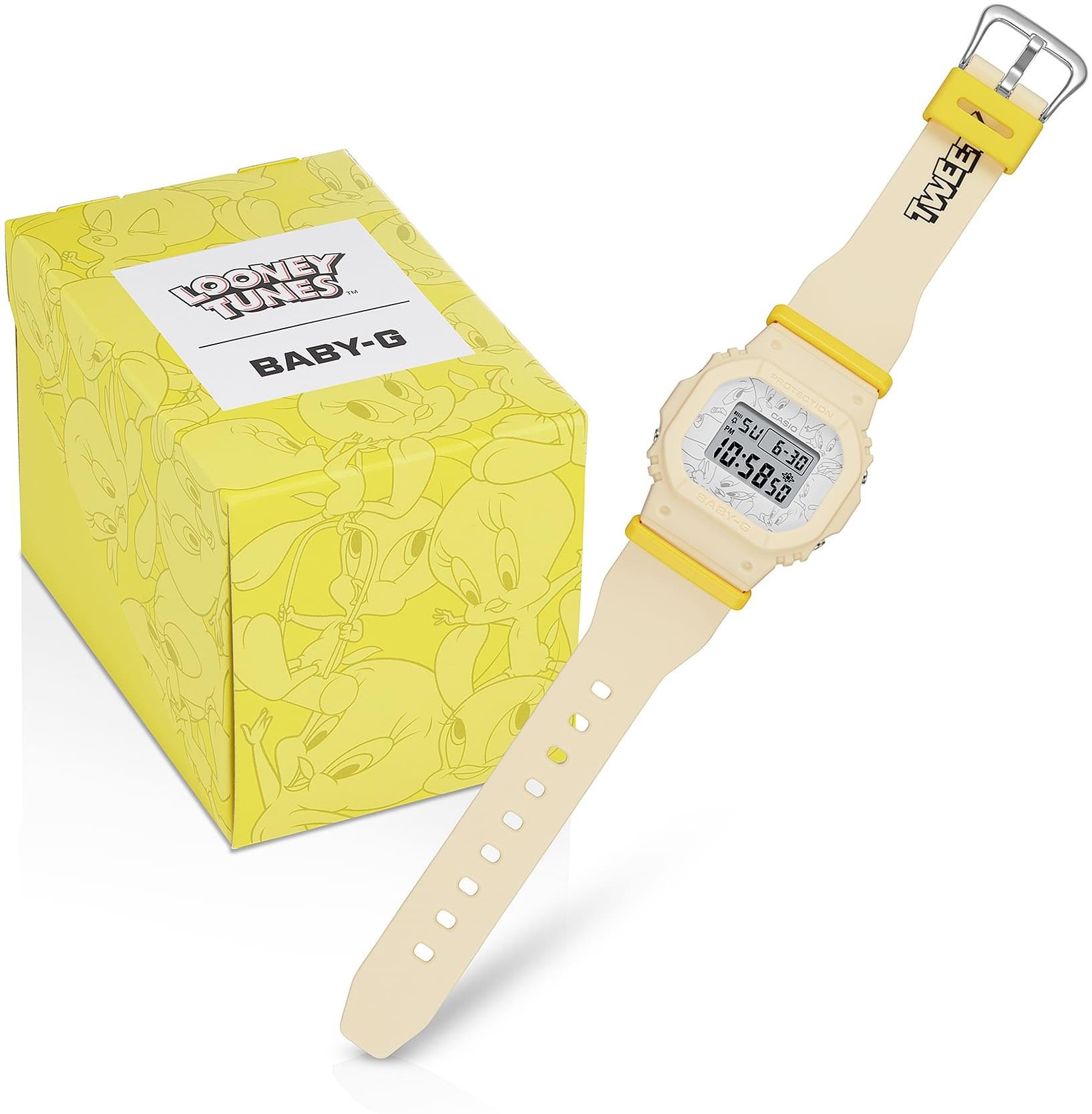 Baby-G BGD-565TW-5ER BABY-G TWEETY Baby-G sportowy zegarek beżowy - miniatura 12