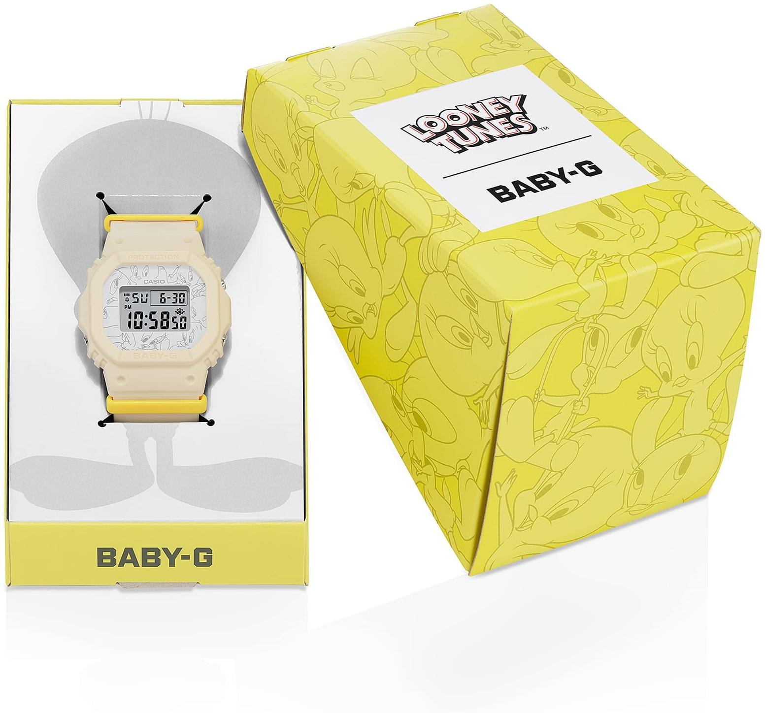 Baby-G BGD-565TW-5ER BABY-G TWEETY Baby-G sportowy zegarek beżowy - miniatura 13