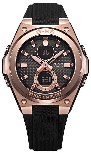 Baby-G MSG-C100G-1AER zegarek różowe złoto sportowy Baby-G pasek