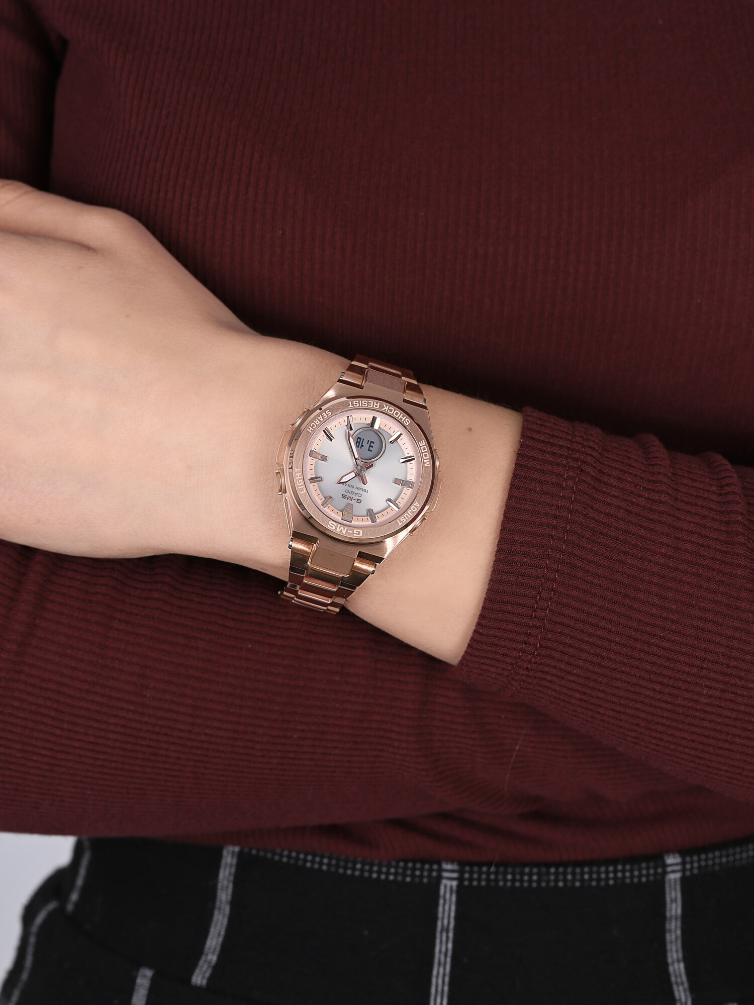 Baby-G MSG-S200DG-4AER Baby-G G-MS METAL BEZEL zegarek damski sportowy mineralne
