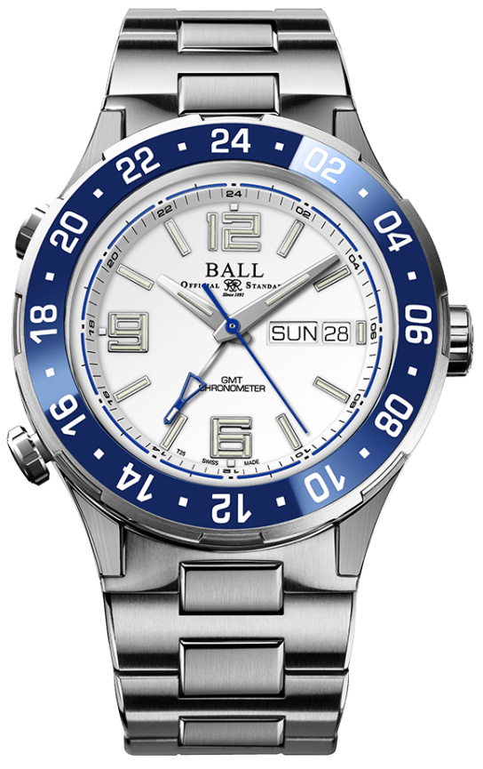 Ball Roadmaster Marine GMT (40mm) DG3030B-S6CJ-WH