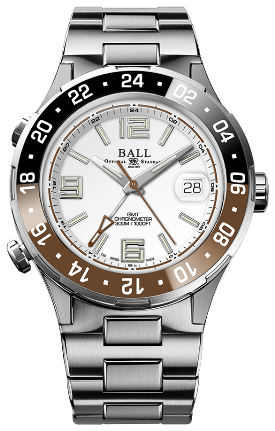 Ball Roadmaster Pilot GMT  DG3038A-S5CJ-WH