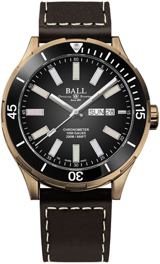 Ball Roadmaster Marvelight Bronze (42mm) DM3070B-L3CJ-BKR
