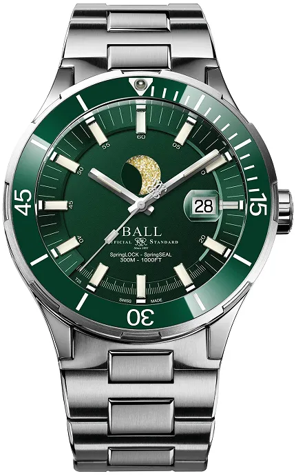 Ball DM3130B-S13J-GR Roadmaster Roadmaster Challenger Moonphase 40mm - zdjęcie 1