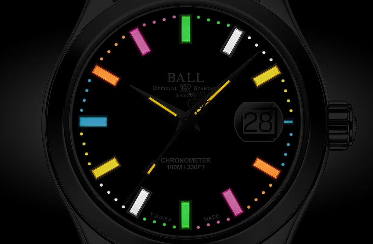 Ball NM2028C-S29C-BK Marvelight Chronometer Caring Edition (43mm) zegarek klasyczny Engineer III - miniatura 4