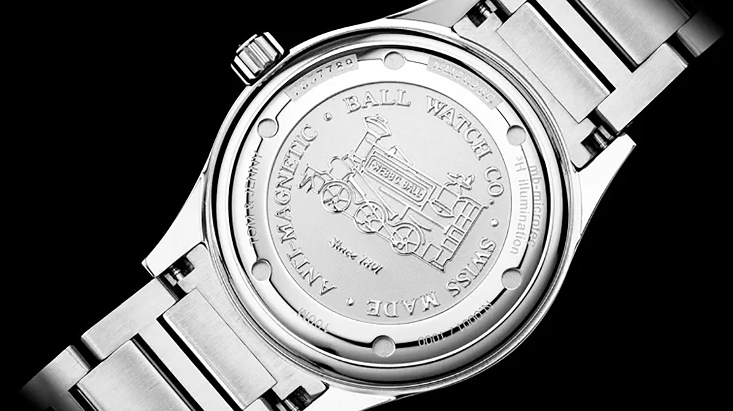 Ball NM2028C-S29C-BK zegarek srebrny klasyczny Engineer III bransoleta - miniatura 6
