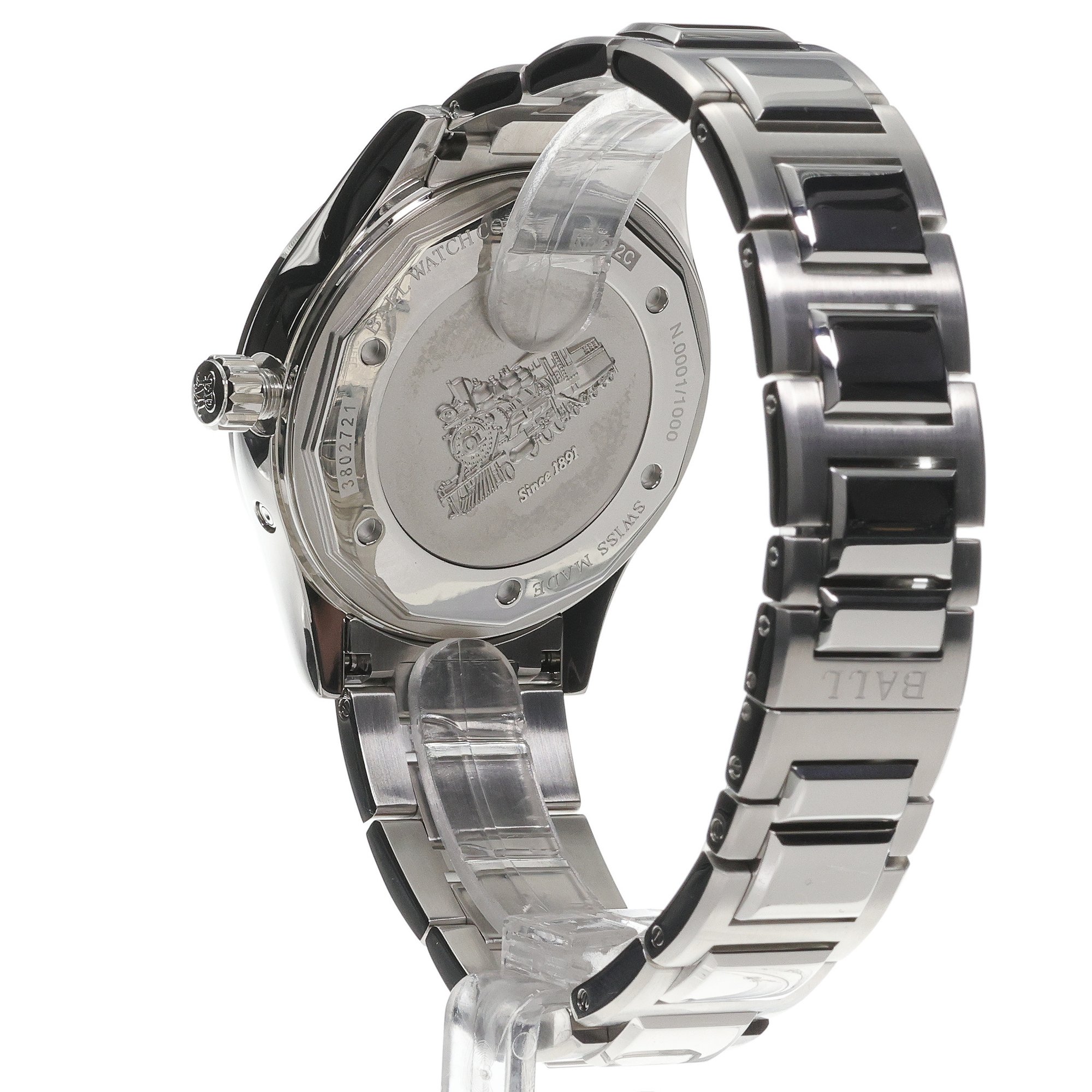 Ball NM2282C-S1C-IBE Engineer II Moon Phase Chronometer 41 mm Engineer II klasyczny zegarek srebrny