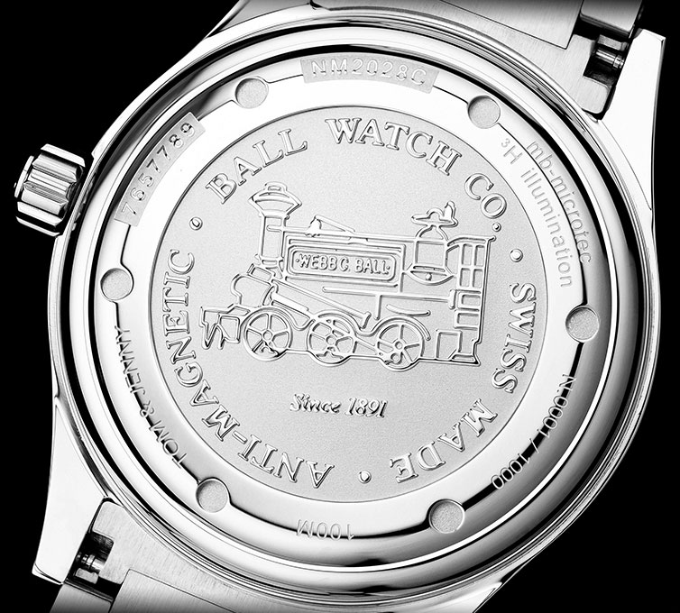 Ball NM2282C-S1C-IBE zegarek srebrny klasyczny Engineer II bransoleta